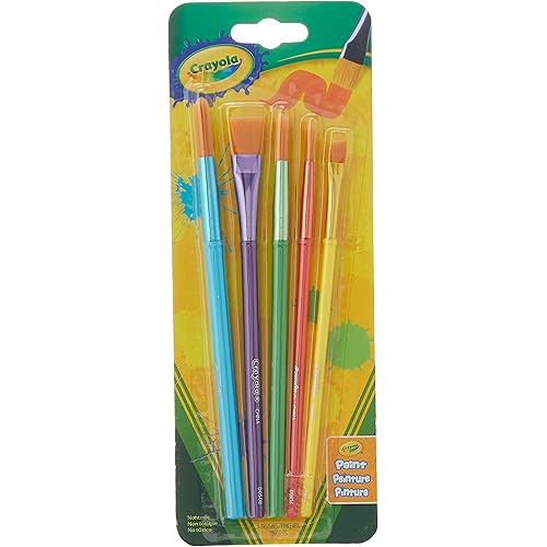 Crayola Art and Craft Brush Set, 5 Count