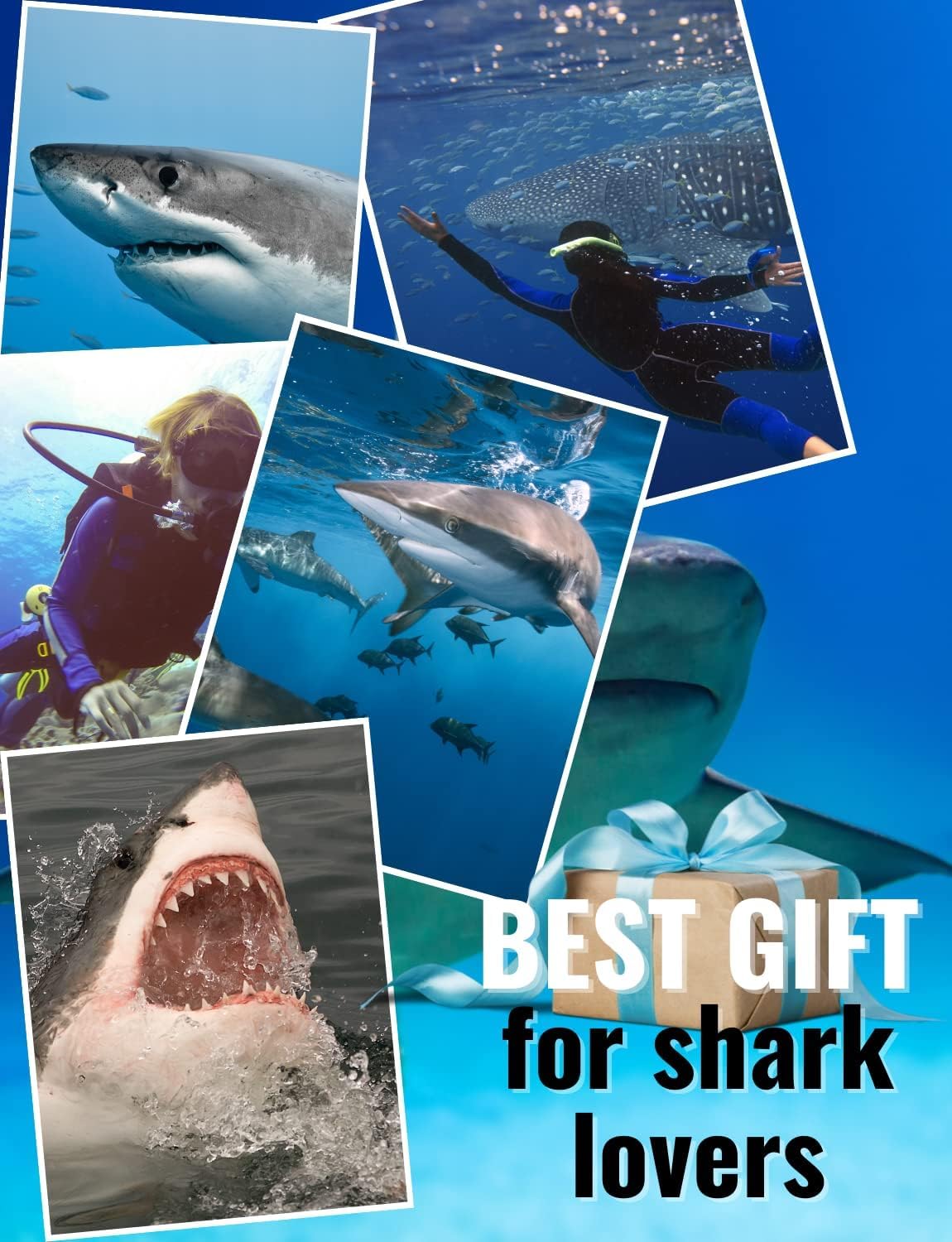 Onebttl Shark Gifts Tumbler for Men, Women, Shark Lovers, 20oz Stainless Steel Travel Coffee Mug with Lid for Birthday, Christmas - Image 7