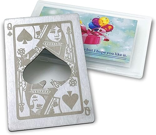 Miniatura 2 de Abrebotellas de metal de acero inoxidable plateado con patrón grabado (estilo Q, 1PCS)