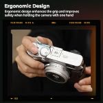 SMALLRIG Thumb Grip with Hot Shoe Cover for FUJIFILM X100VI / X100V (Sliver) - 4566