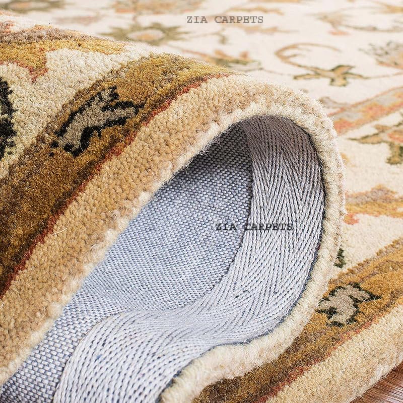 Image of zia carpets Hand Tufted Woollen Modern Collection Bedroom & Living Room Carpet Size 5 x 8 feet