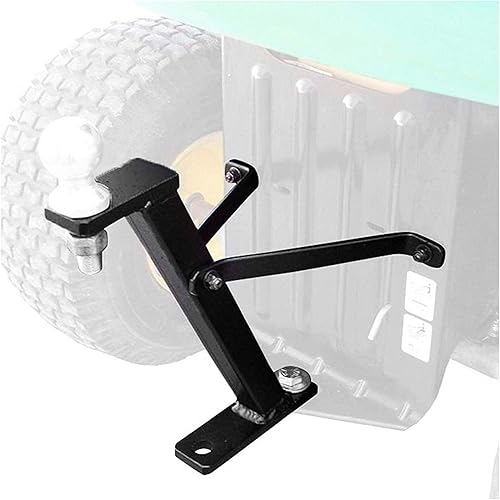 Miniatura 2 de Great Day Lawn-Pro Hi-Hitch - Enganche de remolque para cortacésped - estructura de aluminio - Acabado con recubrimiento en polvo negro, LNPHH650