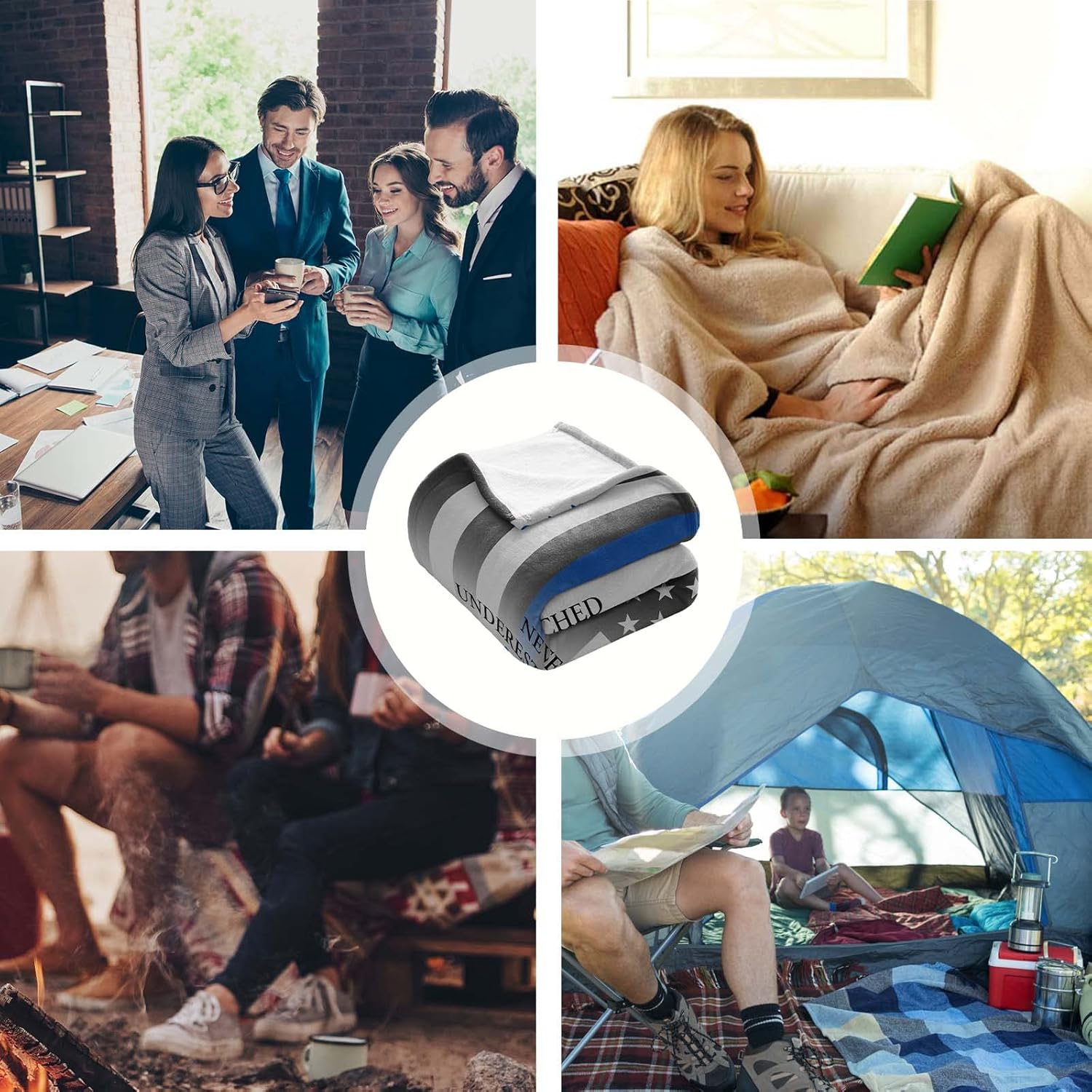 Kesidilo Police Retirement Gifts, PoliceRetirement Decorations for Men, Best Retirement Gifts for PoliceOfficers from Family Friends Coworkers, 50"x60" Throw Blanket for Retired Police Officers Men