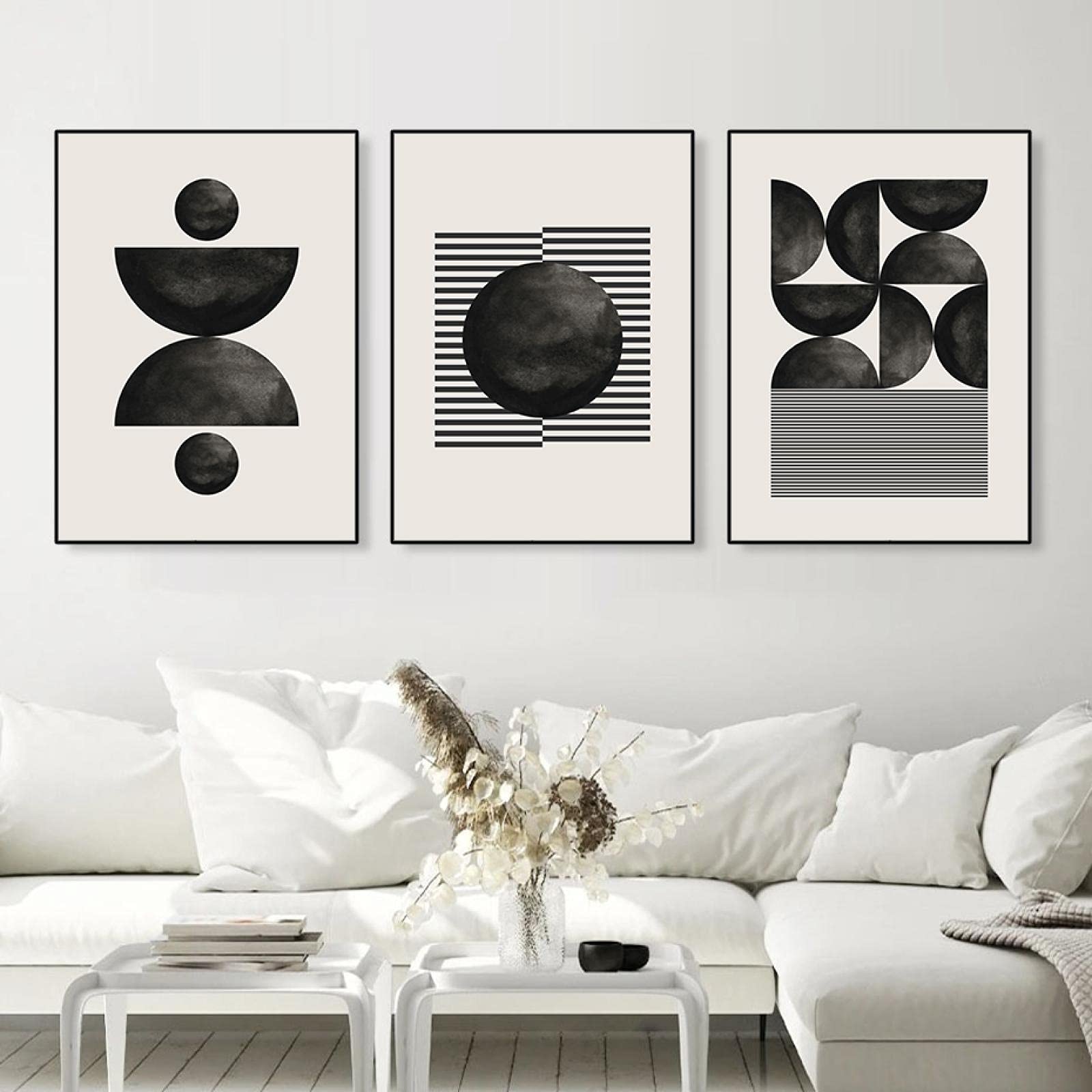 Póster de lienzo abstracto de alta definición con diseño geométrico minimalista de 70x100 7