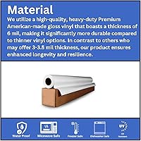 Vista 3 de 100 adhesivos de vinilo personalizados con troquelado redondo, hechos a medida para cualquier nombre, texto o imagen