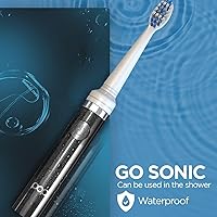 Vista 51 de Cepillo de dientes eléctrico Pop Sonic (plata metálica) – Cepillos de dientes de viaje con batería AAA Cepillos de dientes eléctricos para niños