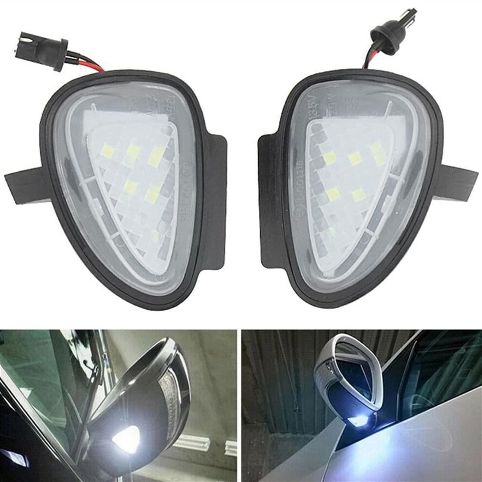 Luci per pozzanghera per specchietto laterale per auto a LED