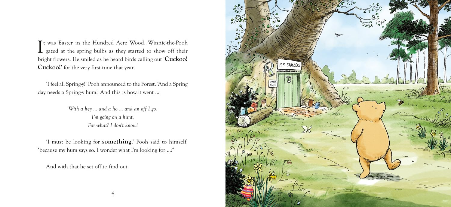 Winnie-the-Pooh Easter Hunt: Reissued for 2026, this illustrated storybook is an idea Easter gift for fans aged 2-6!