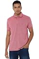 Allen Solly Men's Plain Regular Fit Polo (ASKPQRGFN94502_Red S)