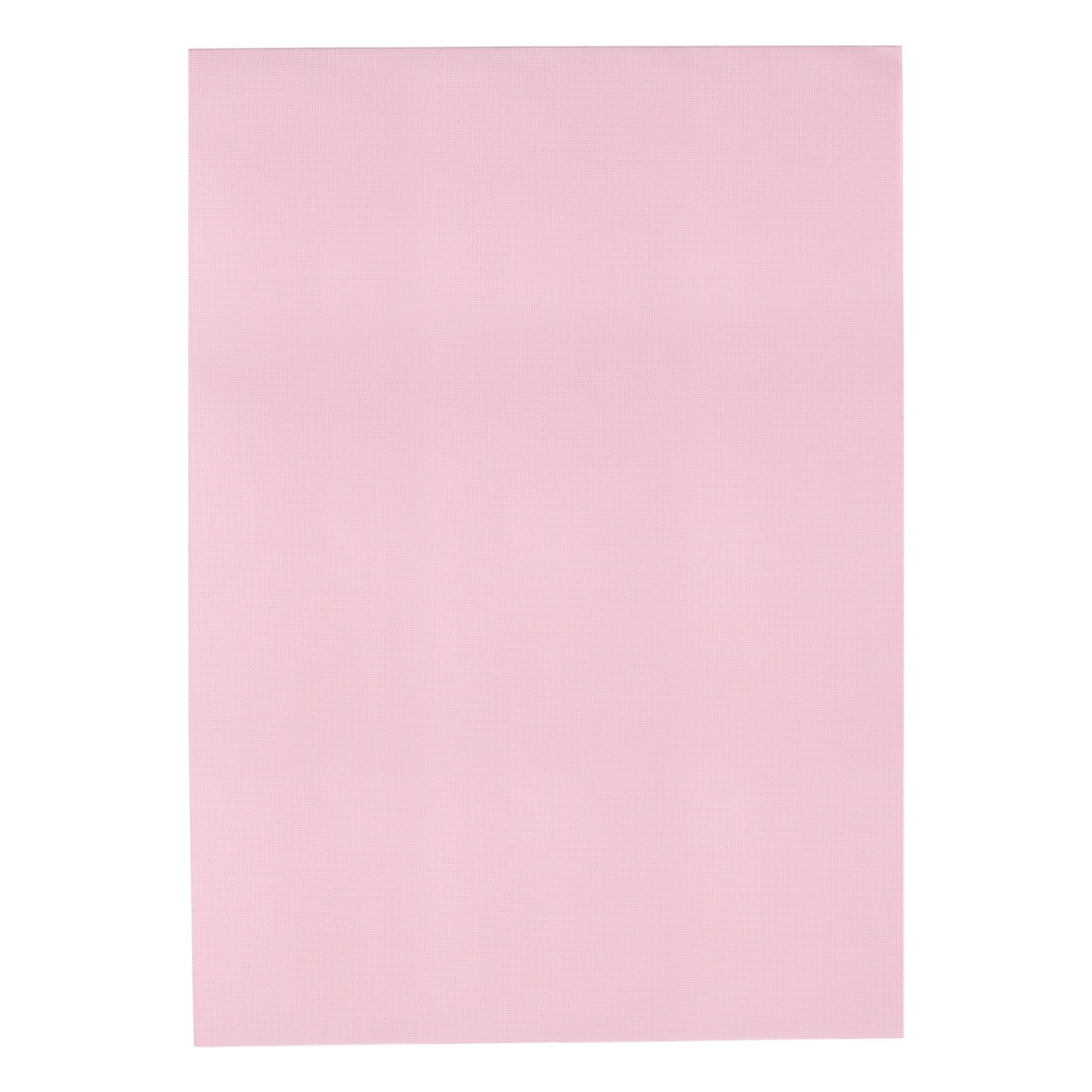 HARFINGTON 14 Count Cross Stitch Cloth 20 by 28 Inch Cross Stitch Fabric Classic Reserve Embroidery Cloth for Craft Embroidery, Handmade Needlework, DIY Handicrafts, Pink