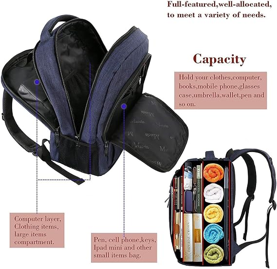 MATEIN Travel Laptop Backpack 15.6