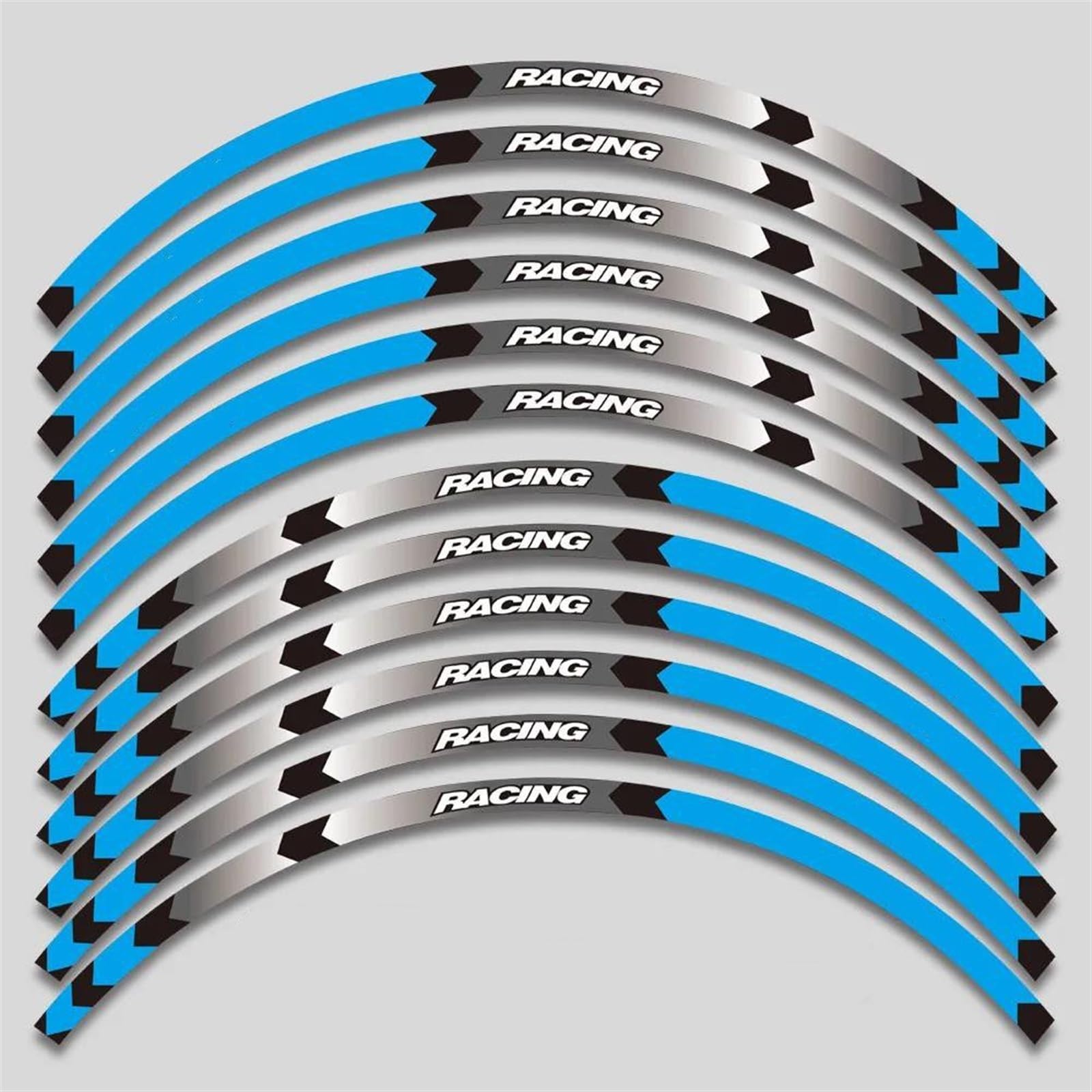 Stickers Motorcycle Reflective Rim Edge Stripes Wheel Stickers for NC750 NC750S NC750X NC 750 XS 750X 750S(Style 5)