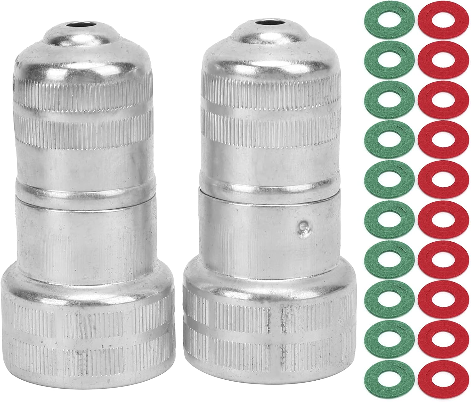 Amazon バッテリーターミナル 腐食防止ワッシャー カーバッテリーターミナルクリーナー 10 赤 10 緑 プロテクター ステンレス