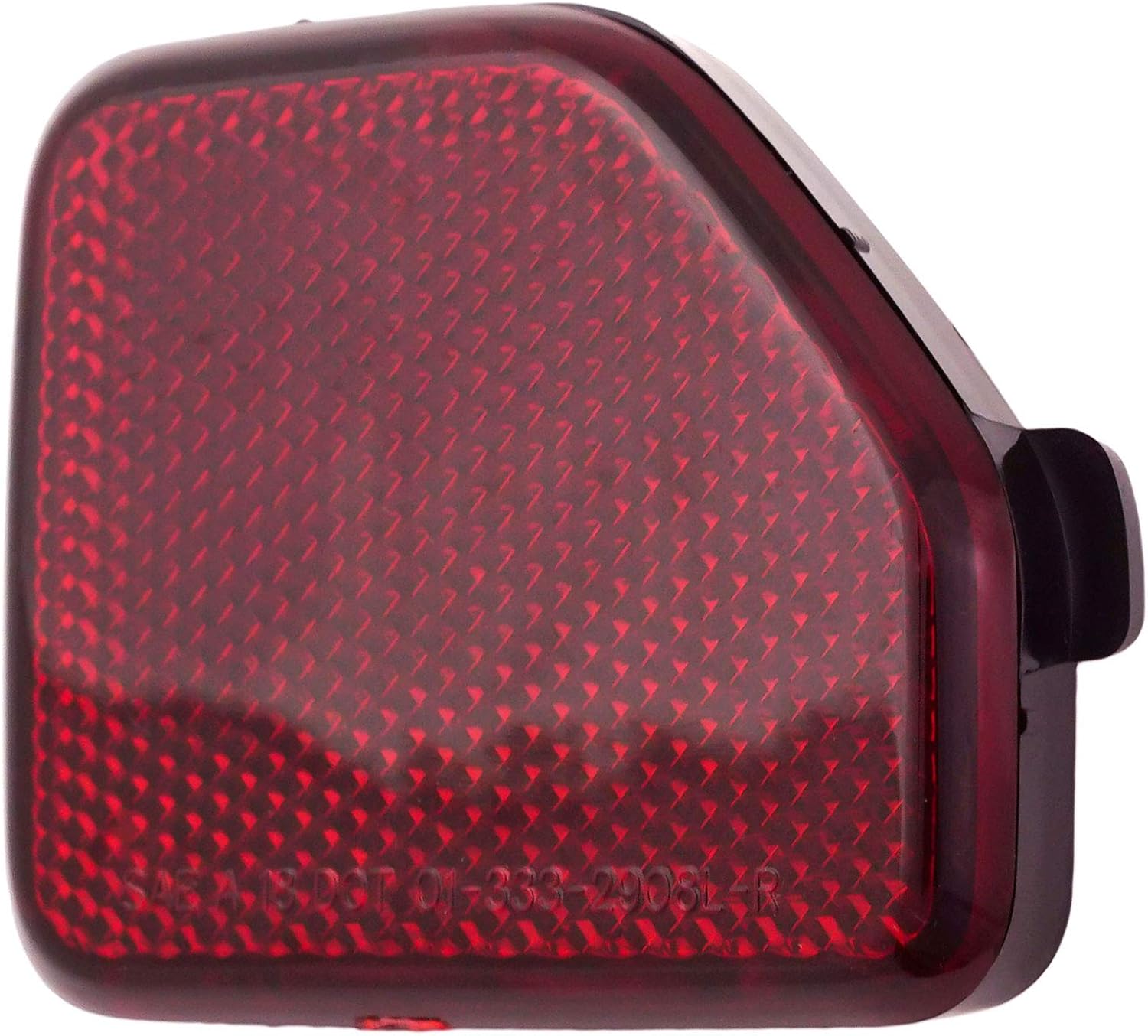Go-Parts - Rear Bumper Reflector Light for 2018-2023 Jeep Wrangler JL, Left (Driver), Molded Bumper - CAPA-Certified, Replacement
