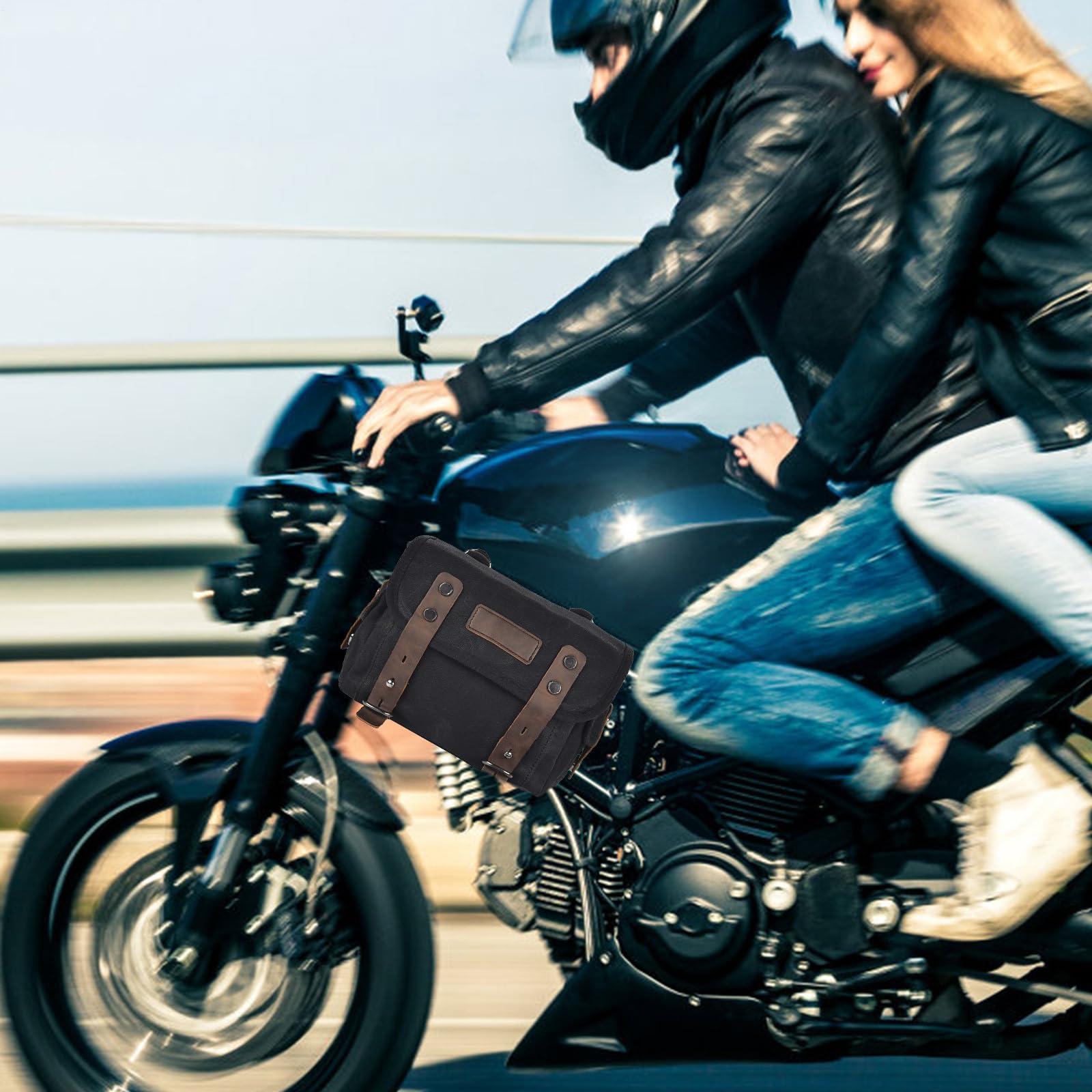 Borsa Moto Staccabile e Laterale per Bicicletta