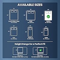 Vista 3 de Utopia Bedding - Protector de colchón impermeable tamaño Queen, funda de colchón Terry premium de 200 GSM, cubierta de cama suave y transpirable