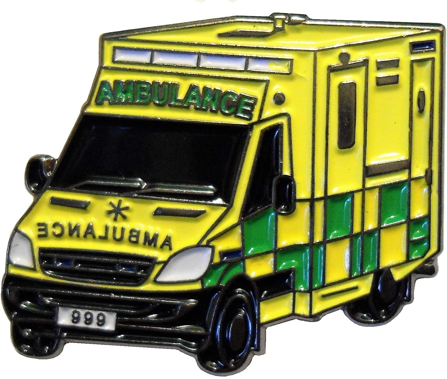 NHS Ambulance Pin Lapel Badge with Butterfly Clasp Back