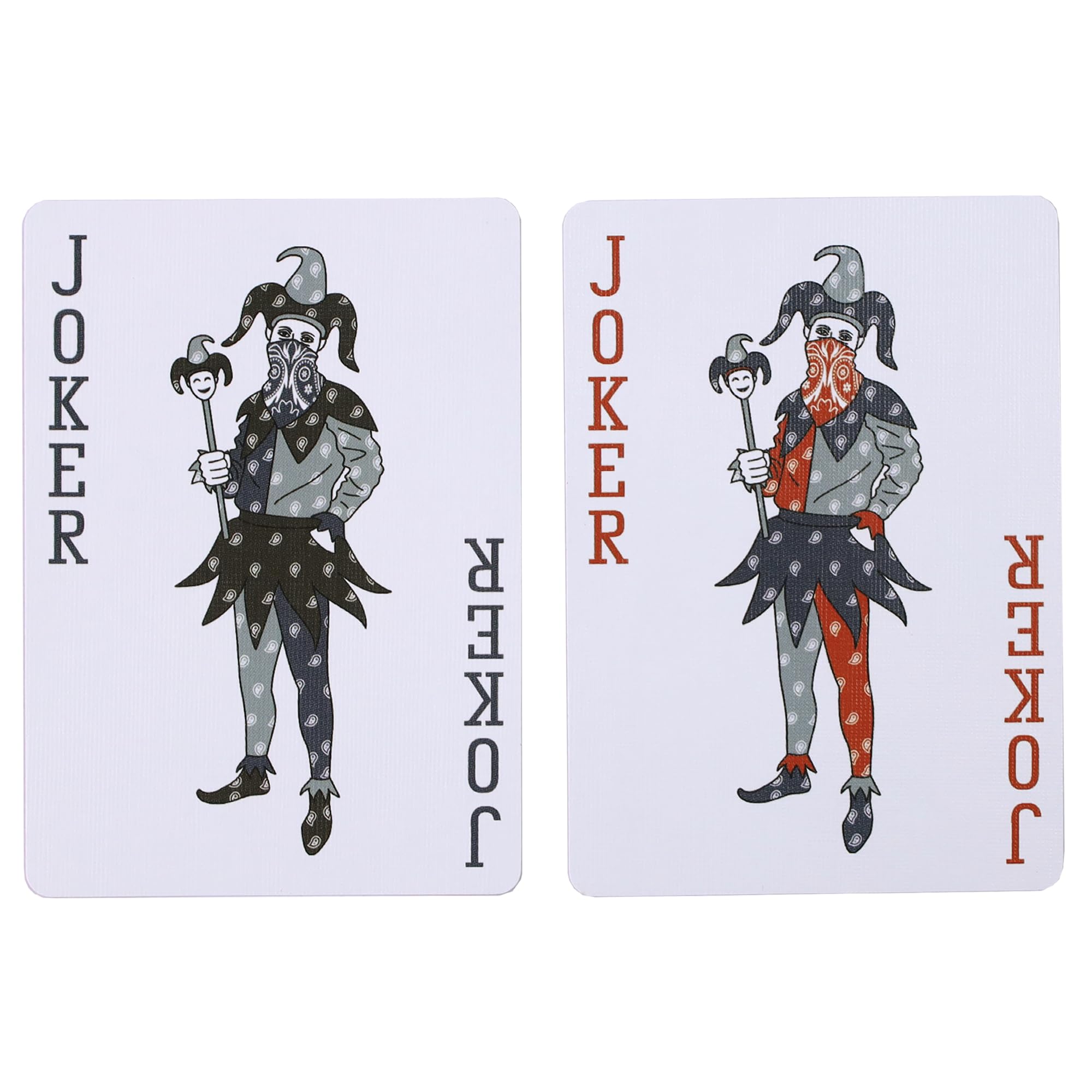 Bandana Bicycle Playing Cards (Sun Bleached Crimson)