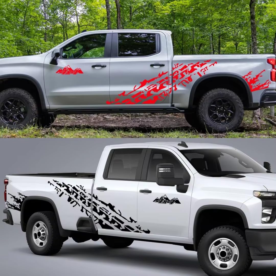 Auto-Aufkleber für Chevrolet Silverado Autotür-Aufkleber für Autotüren, Wasserdichter Aufkleber