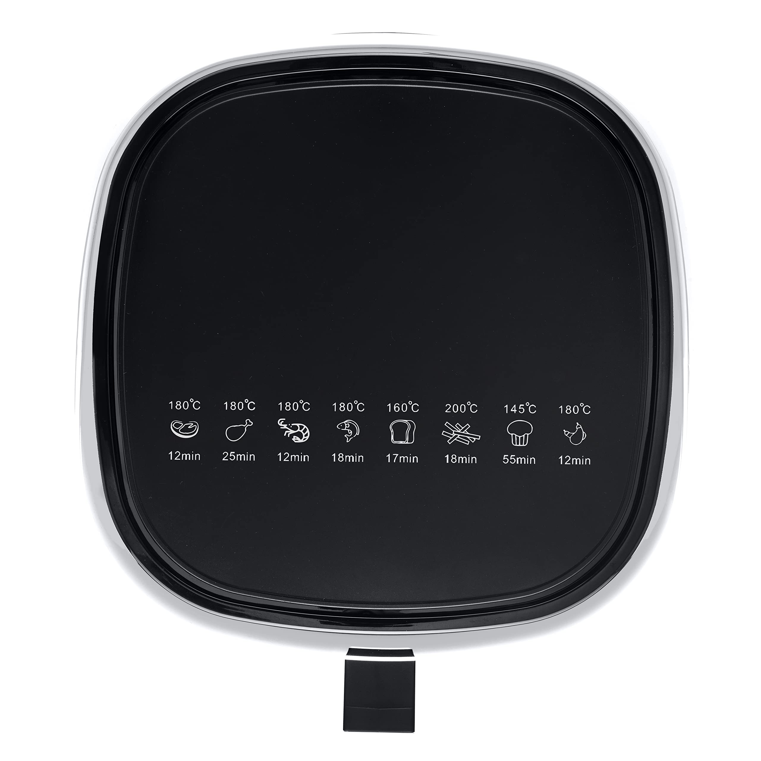 Ufesa AF5100 White Phantom Friteuse Heißluftfritteuse Weiß mit WLAN, 5 L, Digitale Touch-Steuerung, 8 Programme, 1500 W, APP mit Rezept, Temperatur und Zeit einstellbar, Amazon-Exklusiv