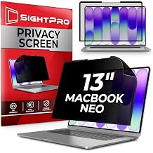 SightPro 13 Inch Privacy Screen for MacBook Neo 2026, A18 Pro Monitor - Removable Laptop Privacy Filter Shield and Protector