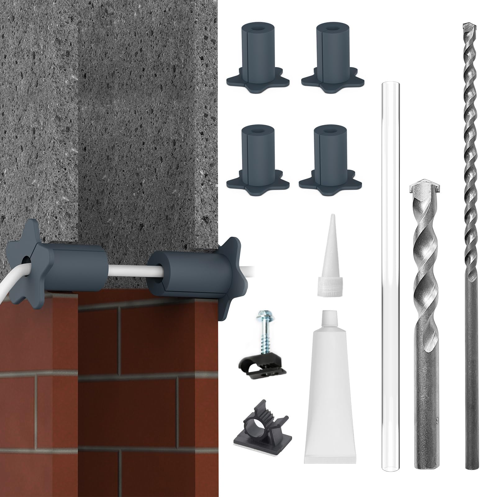 Amazon.com: Starlink Cable Routing kit for 3/4inch Wall Hole,4PCS ...