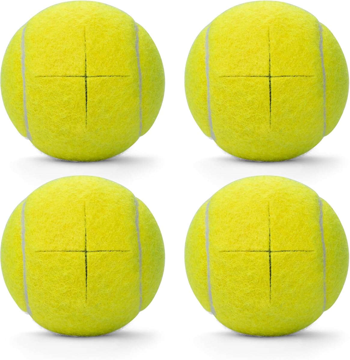 Walker Tennis Balls Precut Tennis Balls for Walkers 4PCS Walkers Legs Universal Precut Glide Balls, Heavy Duty Long Lasting Felt Pad Glide Coverings