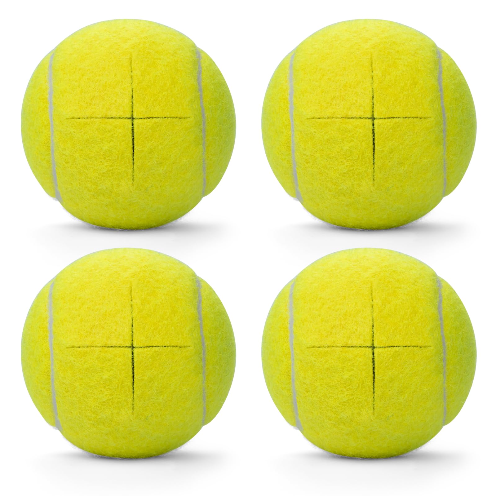Walker Tennis Balls Precut Tennis Balls for Walkers 4PCS Walkers Legs Universal Precut Glide Balls, Heavy Duty Long Lasting Felt Pad Glide Coverings