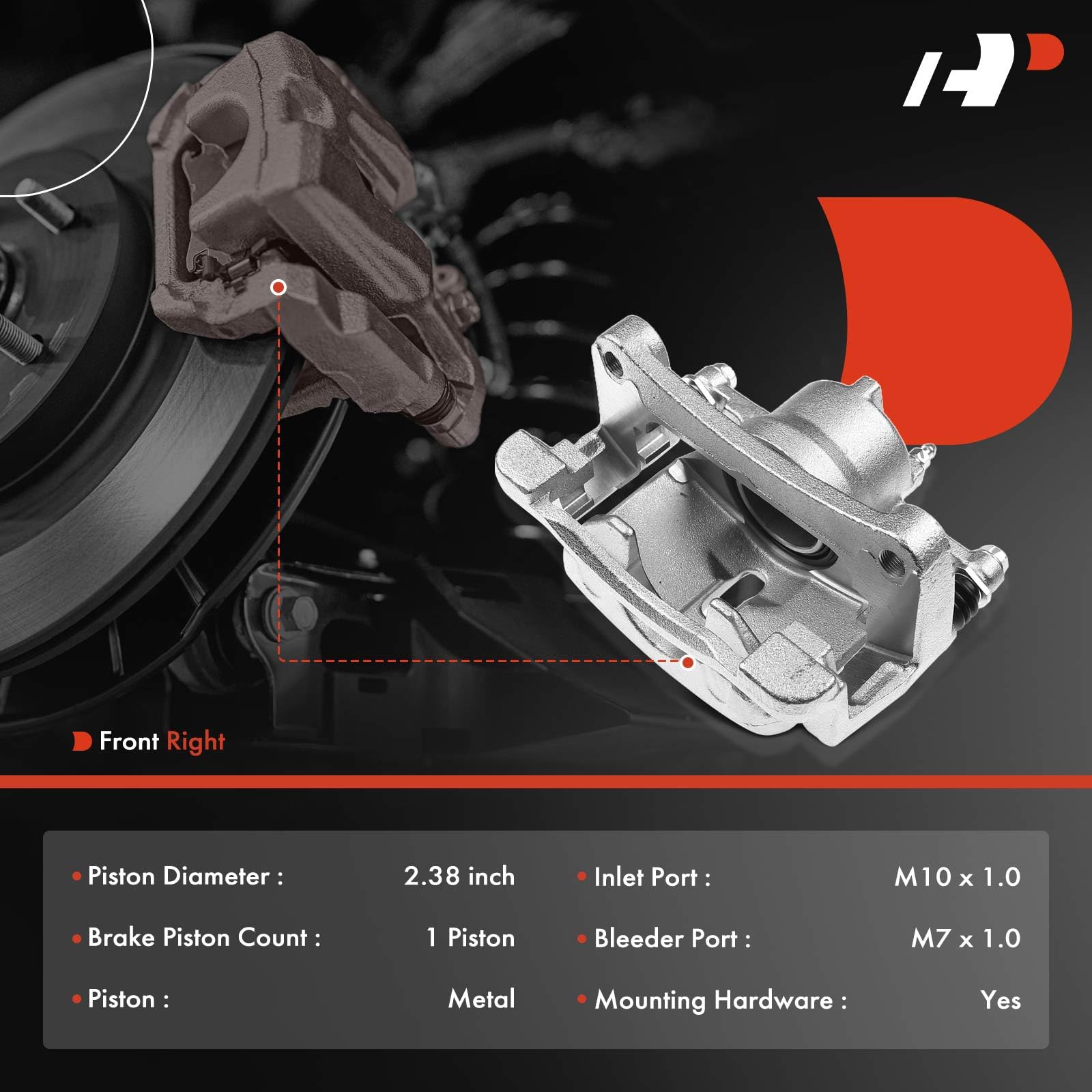 ベース Fodera x-Caliper Compressor Amazon.com: A-Premium Front