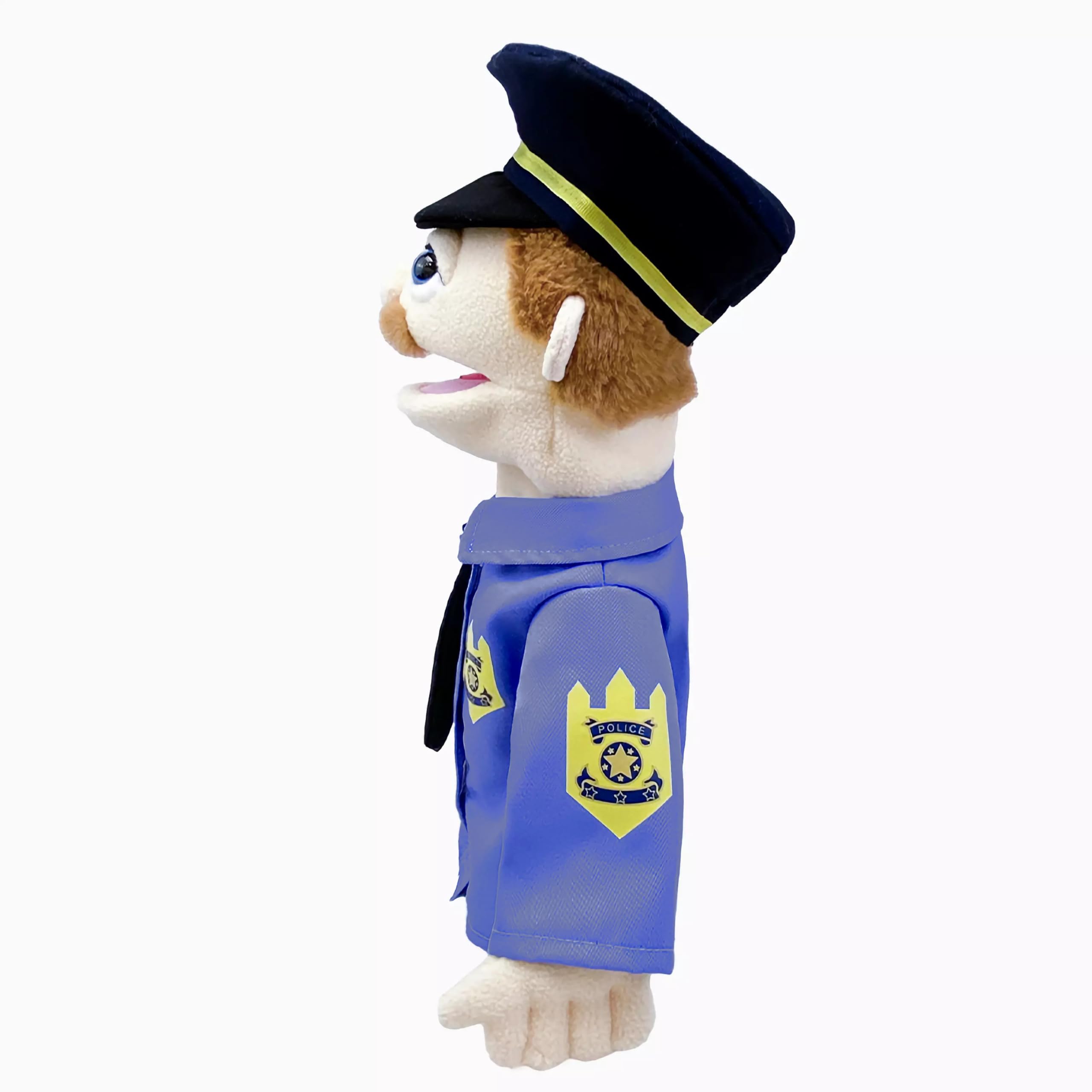 LOMTRATS Theater Hand Puppets for kids,Includes Teacher, policeman, farmer, pirate, detective - Image 4