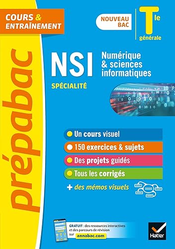 Prépabac NSI Tle générale (spécialité) - Bac 2023: nouveau programme de Terminale