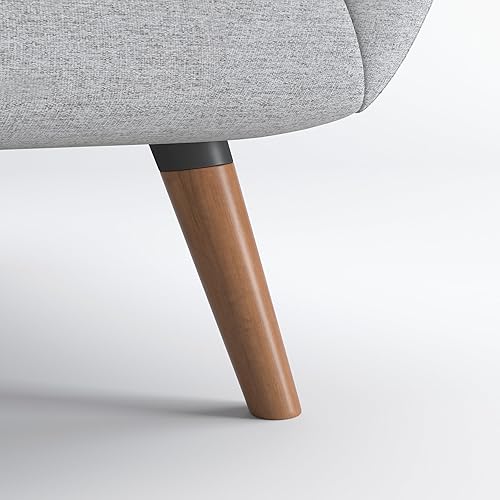 Miniatura 10 de Artdeco Home Oakland sofá biplaza  estilo moderno de mediados de siglo, tapicería de tela suave, diseño para espacios pequeños, sala de estar y