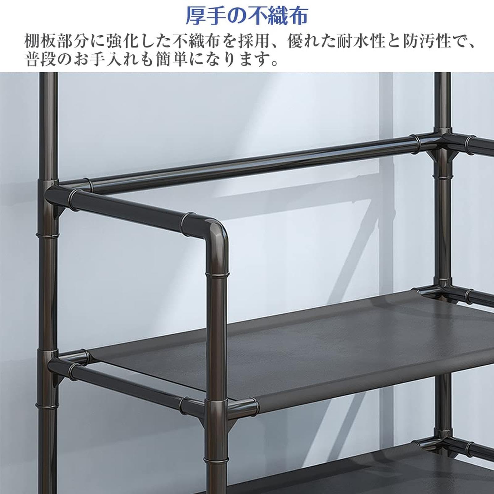 Amazon.co.jp: シューズラック 5段 靴棚 玄関 幅60 棚 靴 収納 ラック