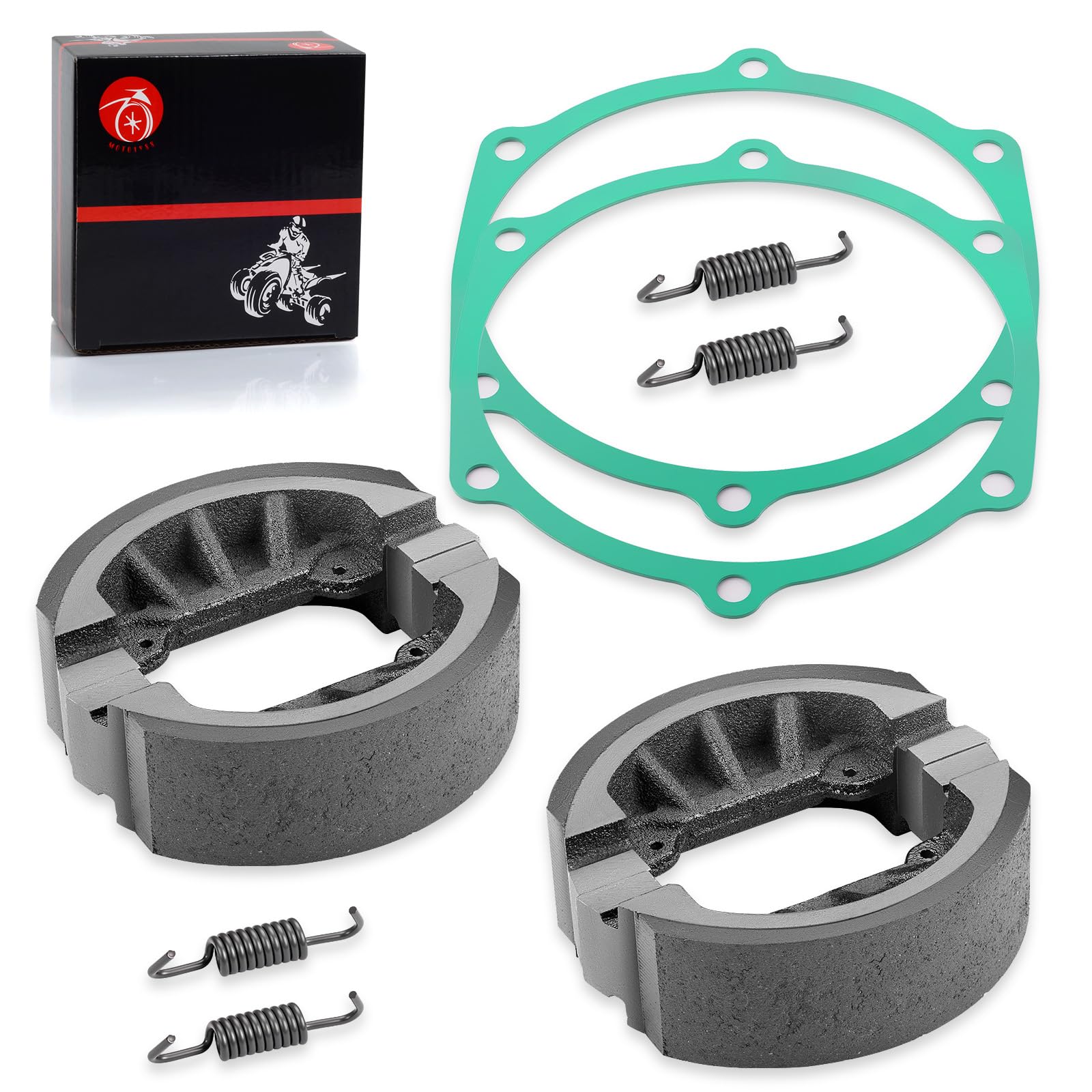 Photo 1 of 2 Sets Brake Shoe Set Gasket Spring Kits For John Deere Tractor 750 770 790 3005 CH15072 M805735