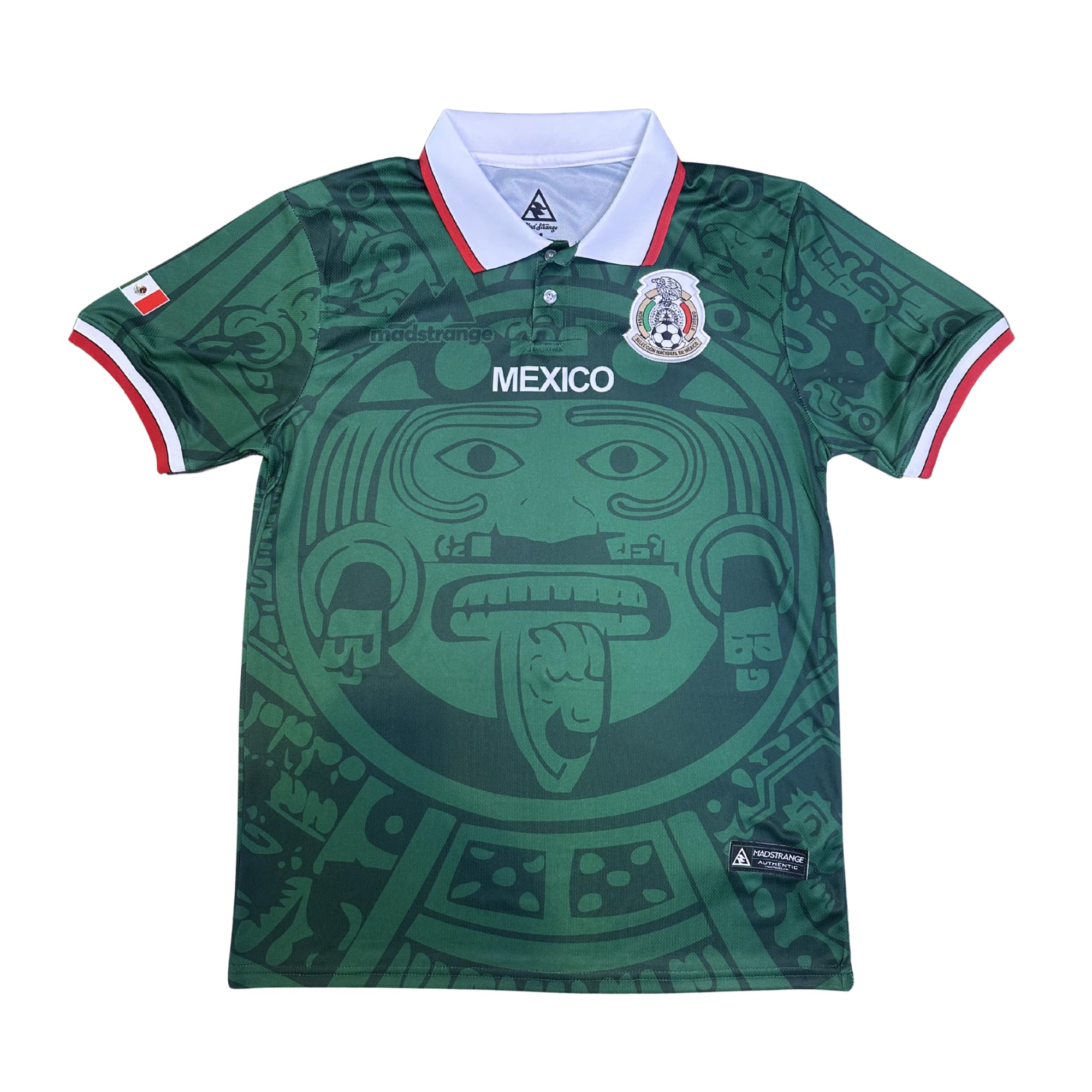 MadStrange Mexico Retro Soccer Jersey