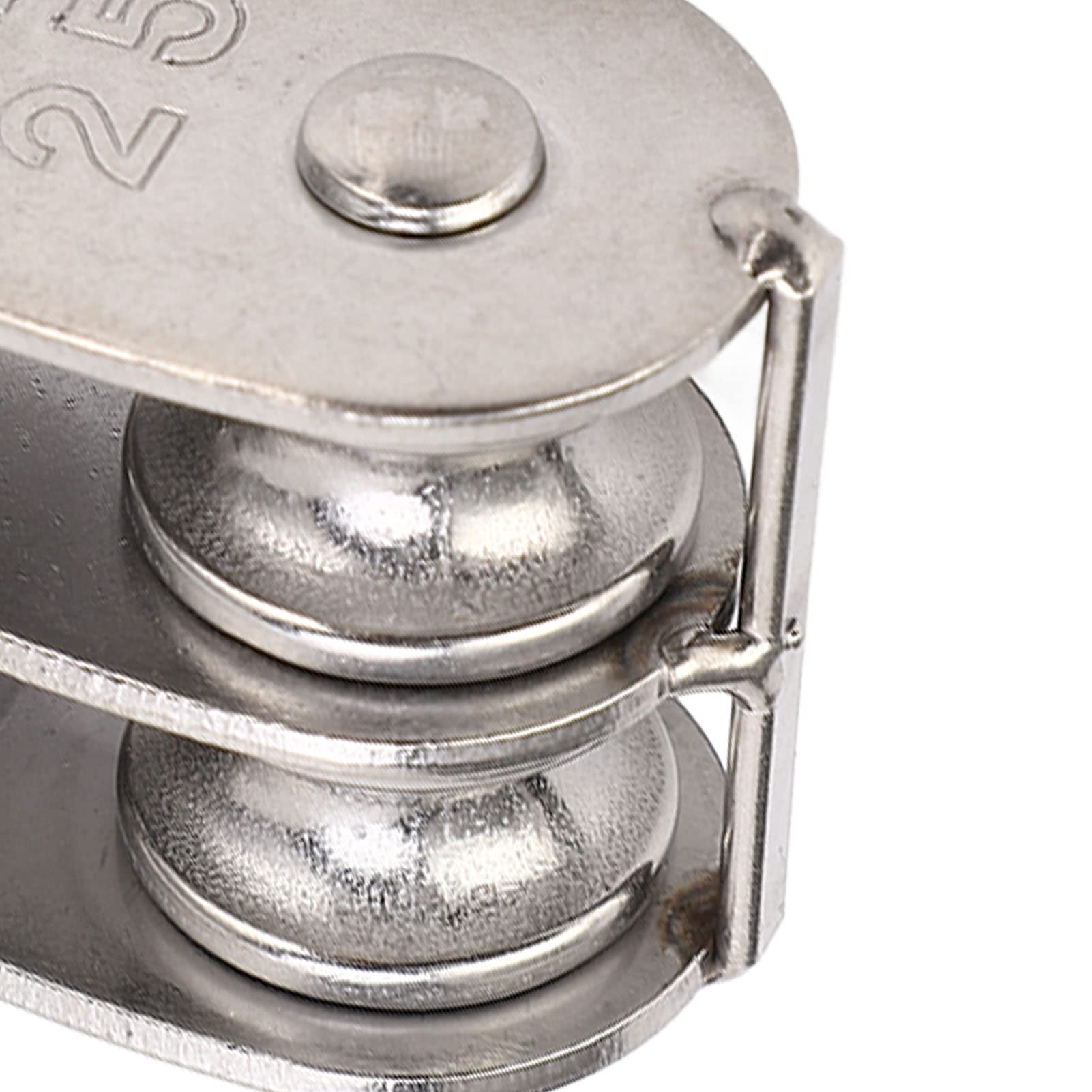 Poulie Double, Poulie De Levage, 2 Pièces Poulie Double Poulie Inox M25 Pivotant Double Poulie de Levage Poulie de Levage pour Cable Camping Poulie De Mouflage Poulie De Renvoi