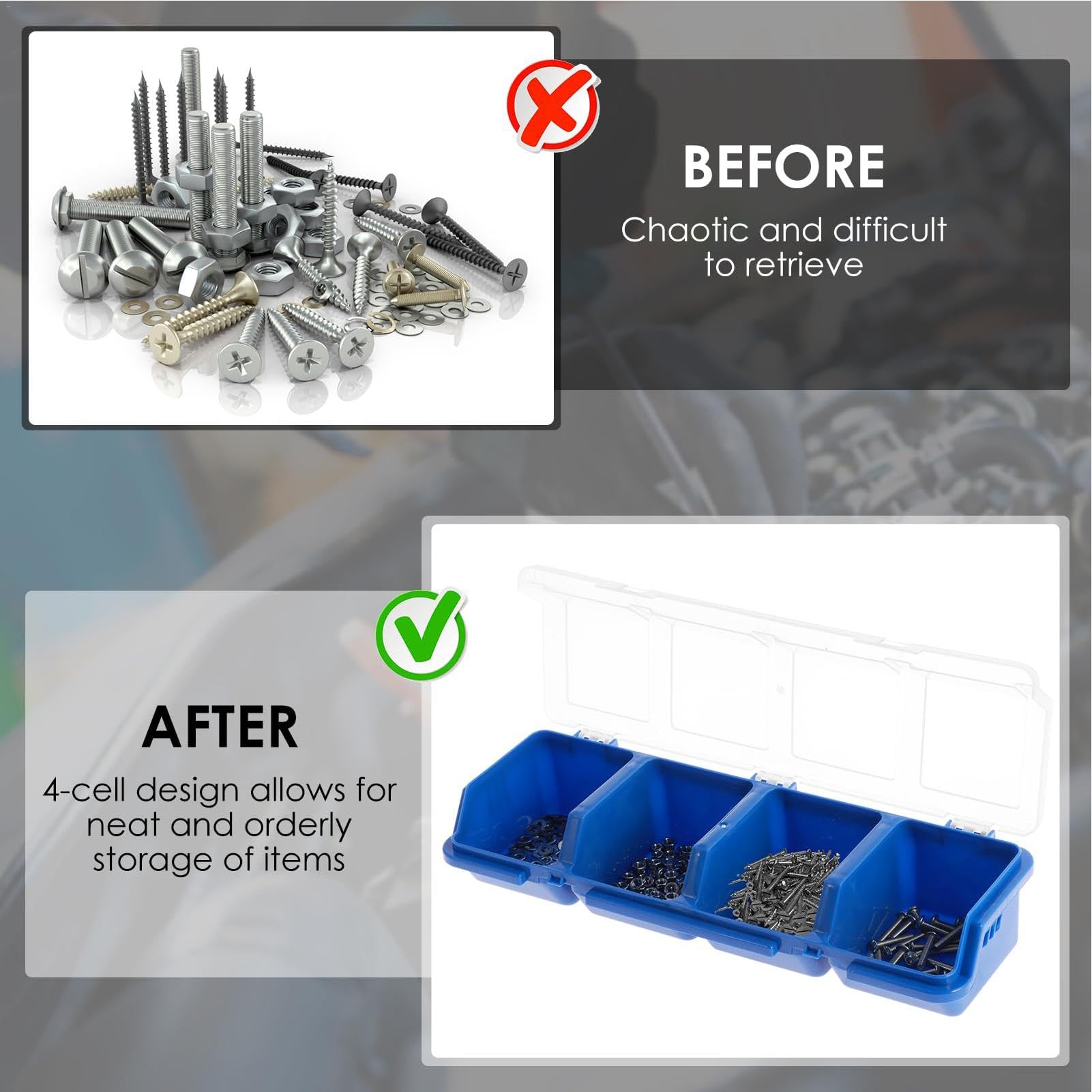 ネジケース ネジたくさんついてきます