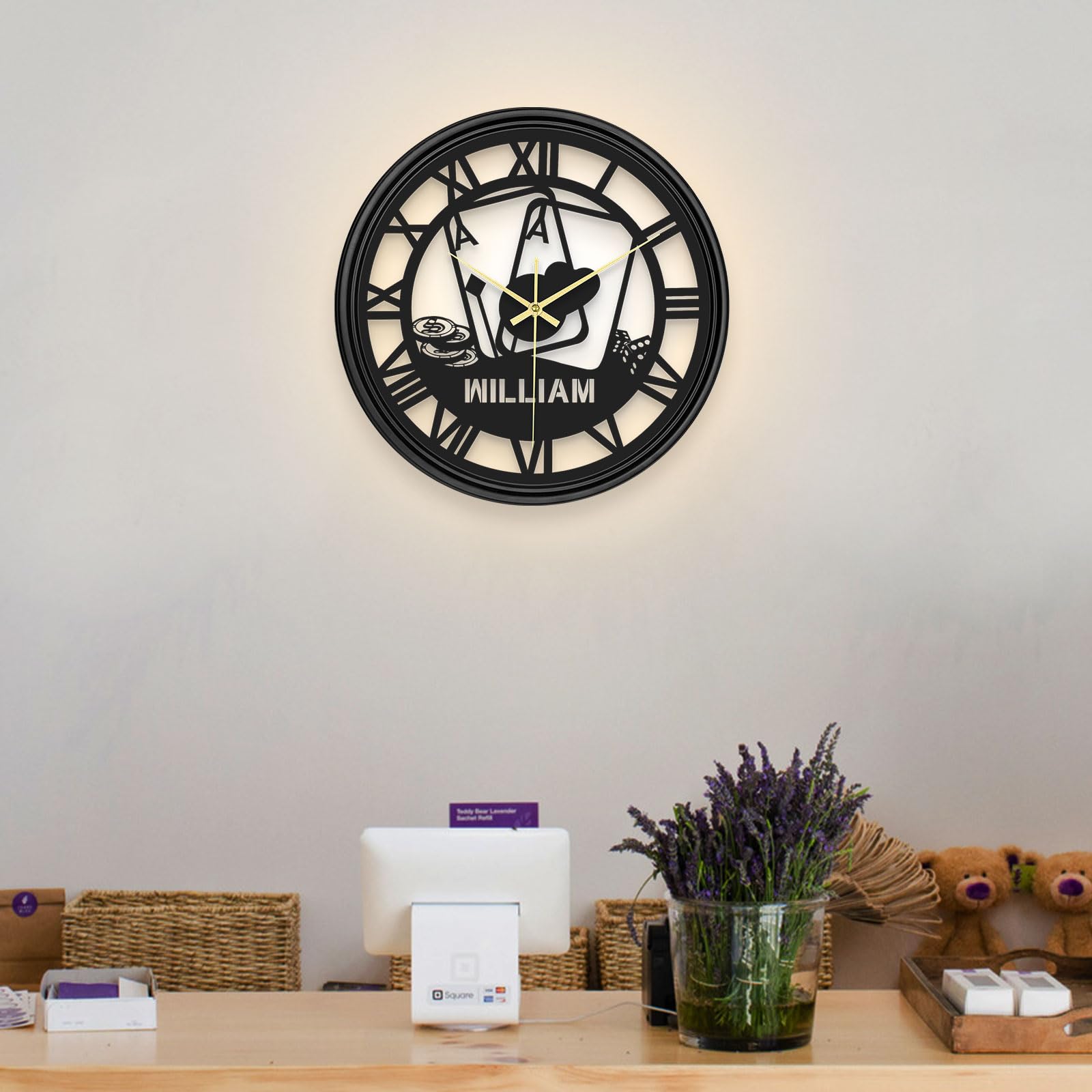 Reloj de Pared a Medida, Reloj de Pared con Nombre Personalizado