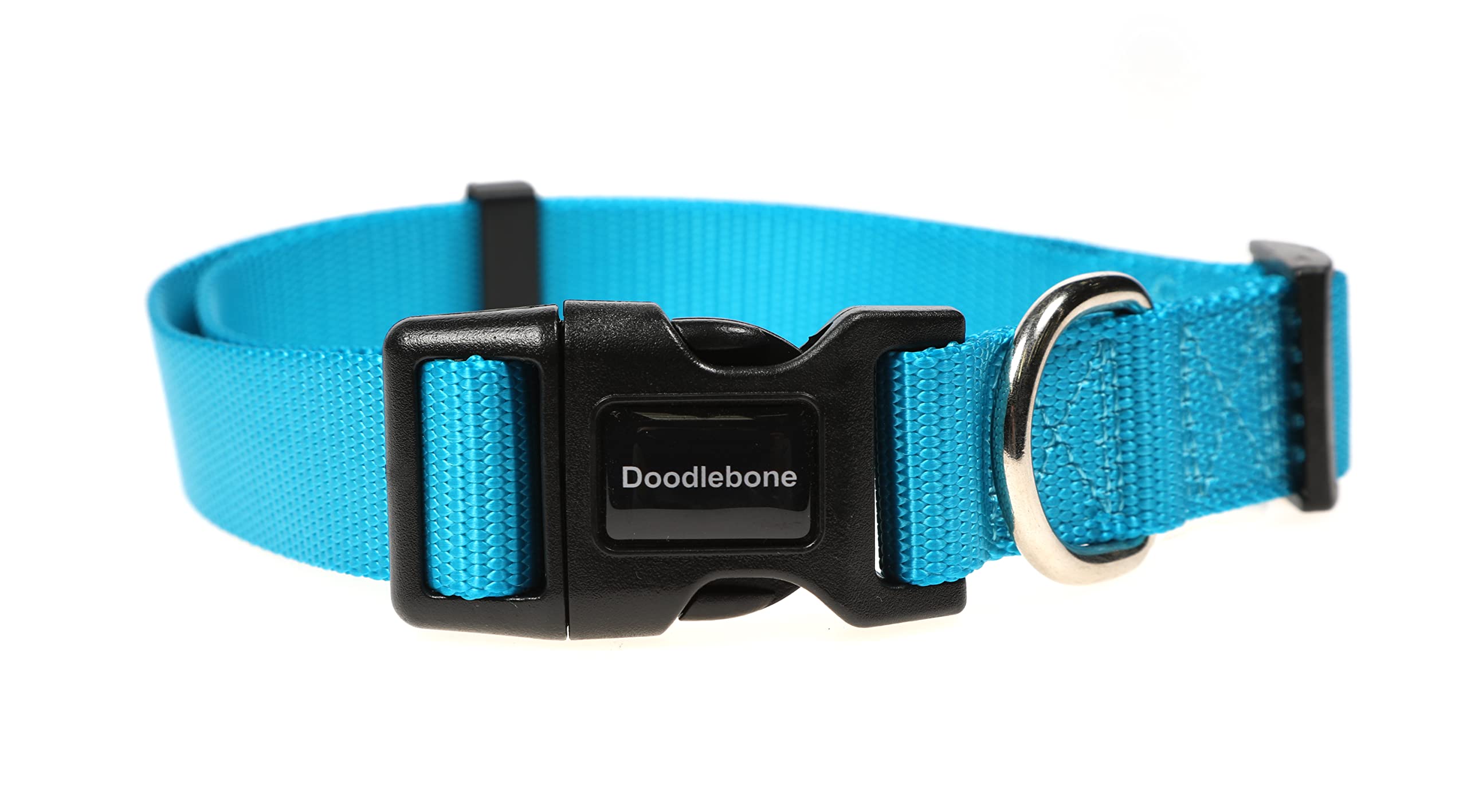 Doodlebone, Dog Collar, Adjustable Strong Collar with Secure D Ring - Image 2