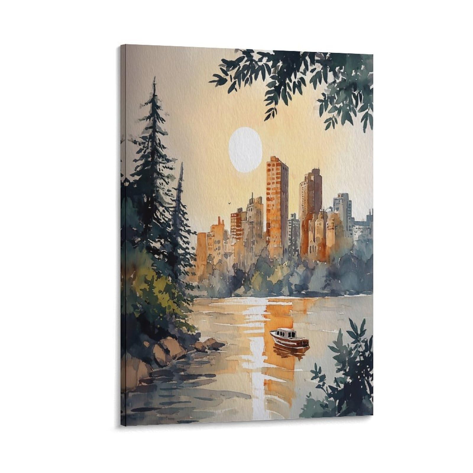 Minnesota 20x30inch(50x75cm) Vintage Travel Poster Watercolor Canvas Art