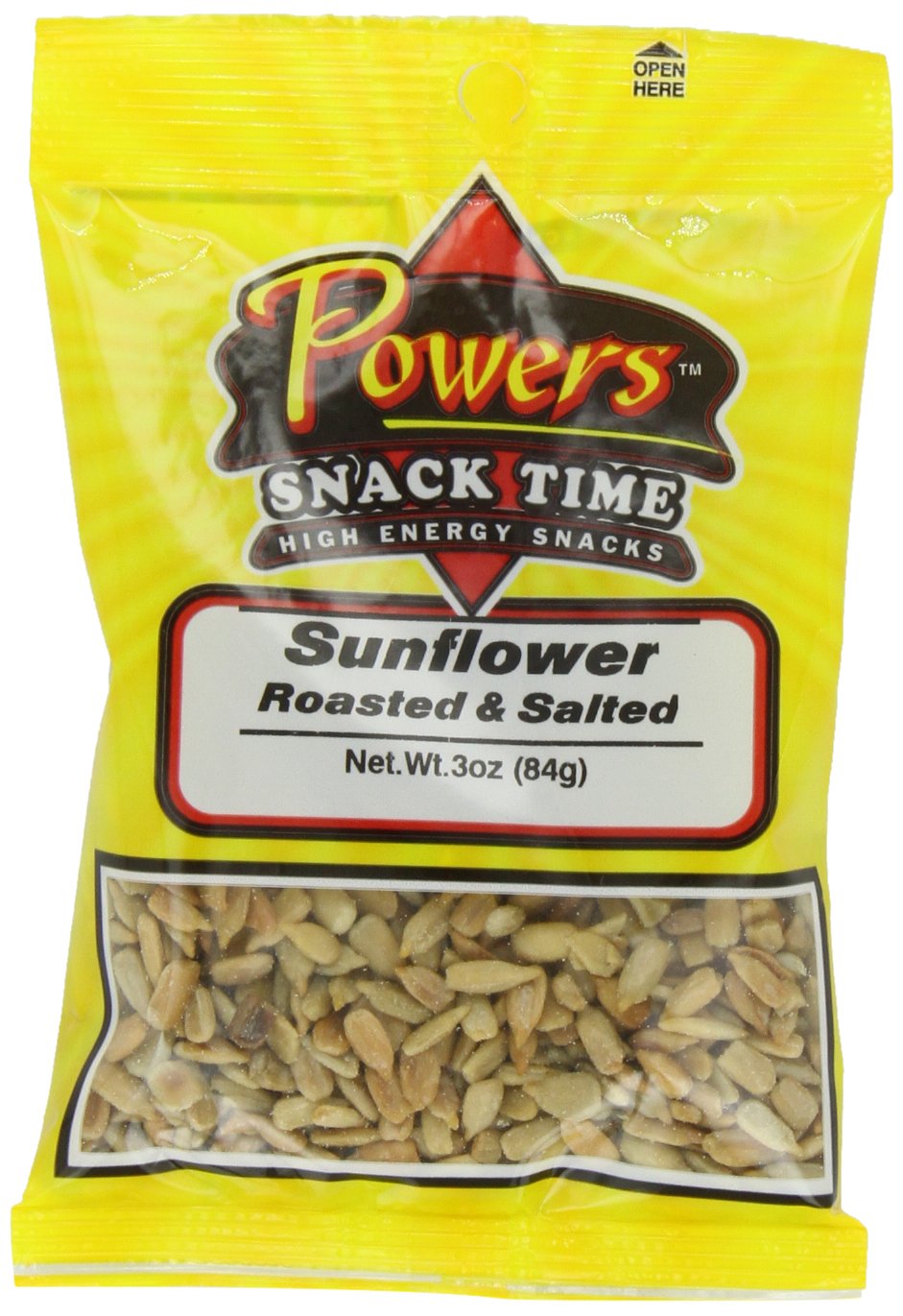 Powers Sunflower Kernel, 3 Ounce (Pack of 12) Edible