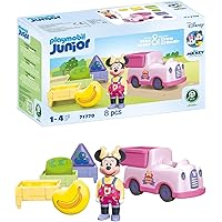 PLAYMOBIL JUNIOR & Disney Trasportatore di frutta di Minnie Mouse con funzione di