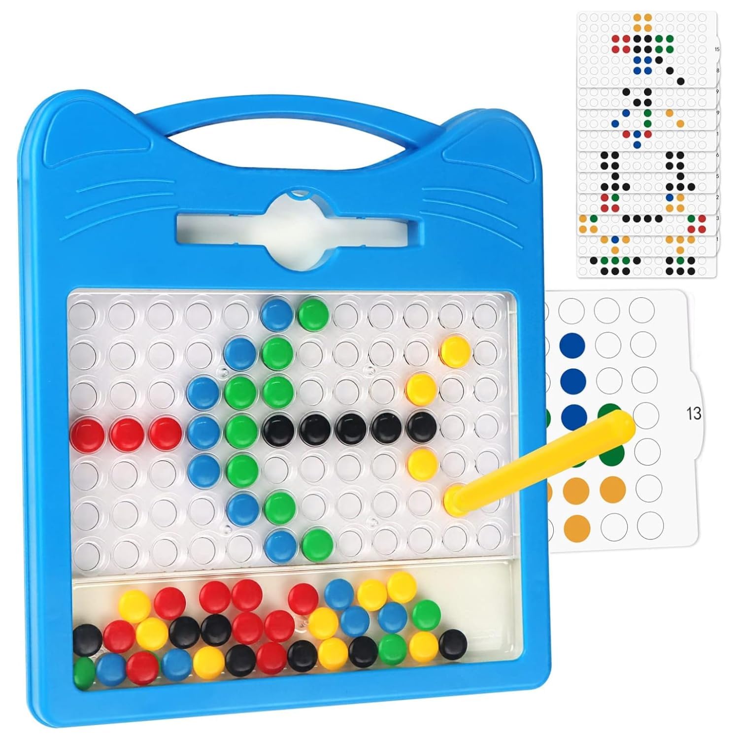 SAMVARDHAN Magnetic Drawing Board for Kids Magnetic Dot Art Game for Toddlers Best Indoor Game for Kids Best Toy for Kids(Assorted Colour) (B0CXQ44HKX) Amazon Price History, Amazon Price Tracker