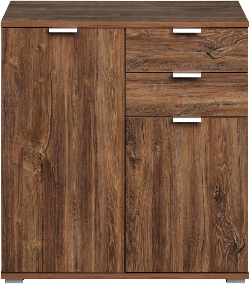 Sideboard Cupboard Cabinet Chest Of Drawers Wooden Large Storage Shelf Unit White Oak MADE IN GERMANY Type 120