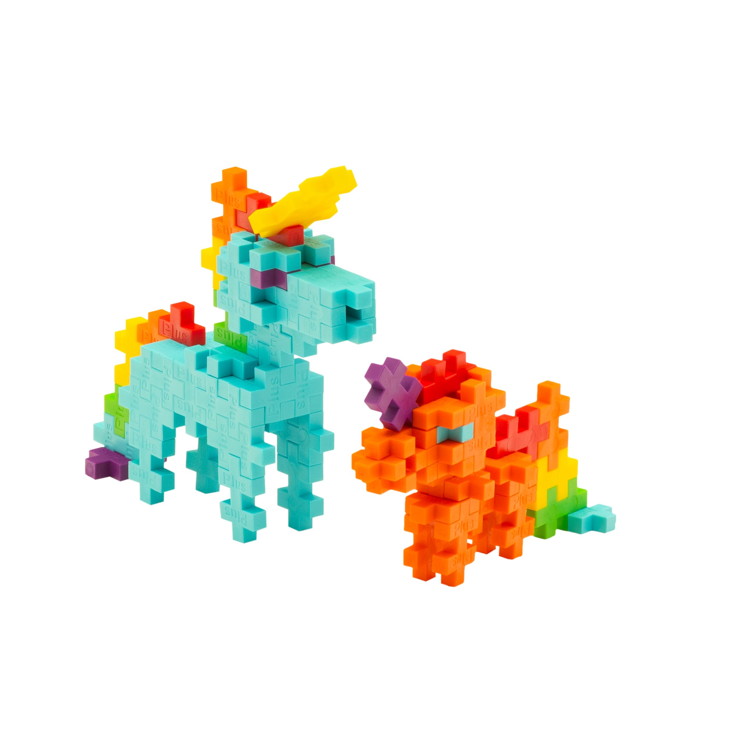 Plus Plus Building Blocks Toy, Unicorn Toys for Kids Creative Learning Resources and STEM Play for Home and Travel - Image 2