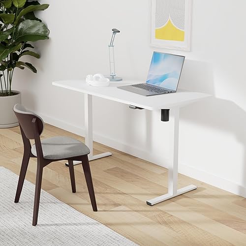 Miniatura 2 de SANODESK Escritorio eléctrico de pie de 48 x 24 pulgadas, escritorio de pie ajustable en altura con controlador de 2 botones, escritorio ergonómico