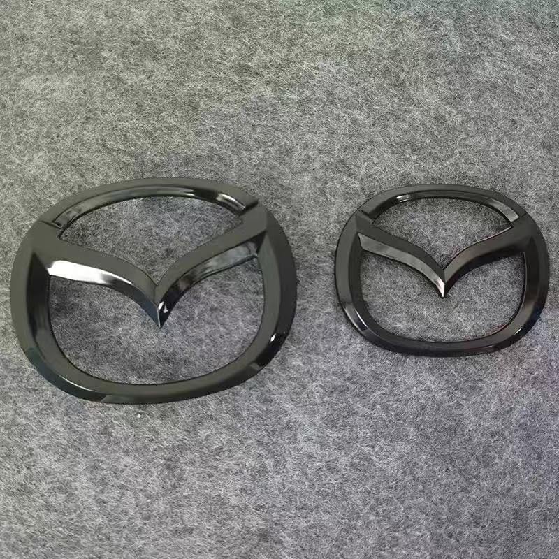 Logo Emblem Sticker – ABS Front Grille & Rear Trunk Badge Cover Decal for Mazda CX-50 2022 2023 2024 2025 – Upgrade Exterior Accessories, Car Tuning Decoration,Front+Rear