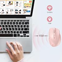 TECKNET Wireless egér 2.4G 4000 DPI 6 gomb nano vevővel PC laptop Mac 4