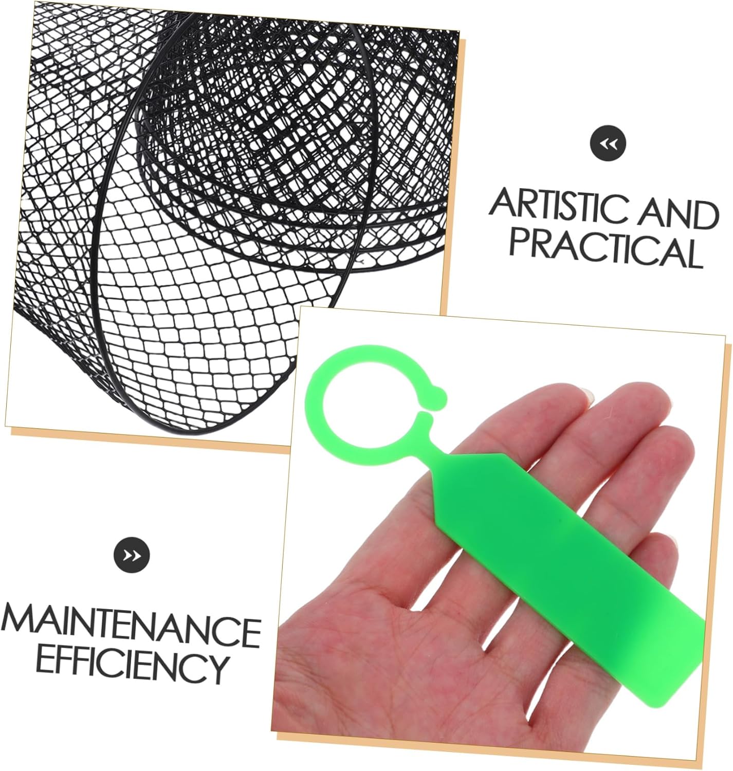 BESPORTBLE Sturdy Iron Garden Cloche Chicken Wire Plant Protectors Metal Cages for Seedlings Vegetables Outdoor Balcony Protection