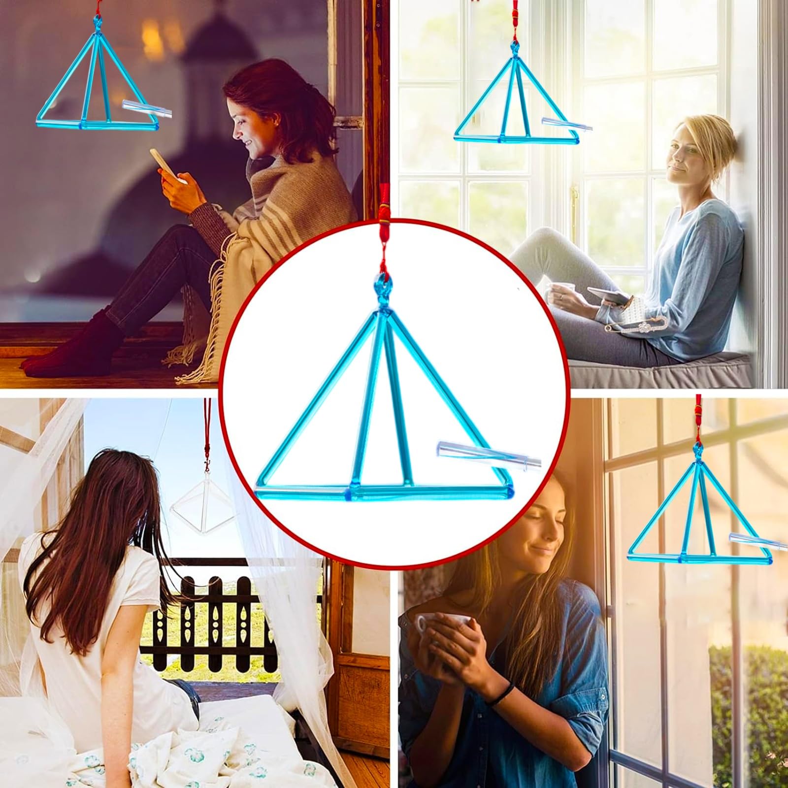 Piramide di Cristallo Sonoro, Quarzo Rosa Trasparente, Strumento Musicale Curativo per La Meditazione E La Guarigione Attraverso Il Suono. Accessori per La Meditazi,6 inch
